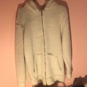 Beige Teddy Bear Jacket